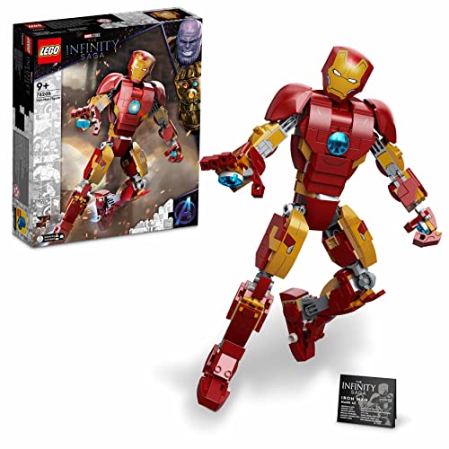 LEGO 76206 Marvel Personaggio di Iron Man, Giocattoli Super Heroes per Bambini, dal Film Avengers: Age Of Ultron della Saga dell Infinito, Idee Regalo
