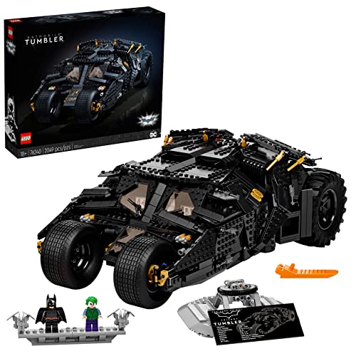 LEGO 76240 DC Batman Batmobile Tumbler, Modellismo Auto Da Costruire Per Adulti, Idea Regalo