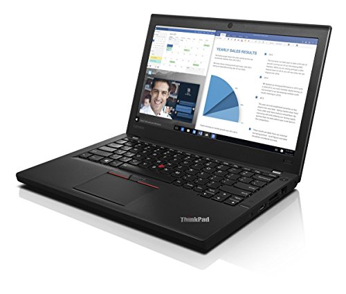 Lenovo ThinkPad X260 2.3GHz i5-6200U 12.5pollici 1366 x 768pixels Black - notebooks (i5-6200U, ThinkPad UltraNav Windows 10 Pro) (Ricondizionato)