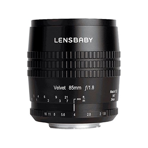 Lensbaby Velvet 85 Canon EF Ritratto e macro Obiettivo ideale per e...