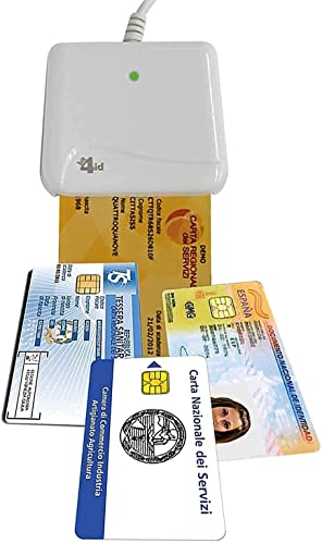 Lettore di card Bit4id miniLector Evo USB 2.0 per firma digitale, lettura Tessera sanitaria, creazione SPID, accesso ai siti della pubblica amministrazione