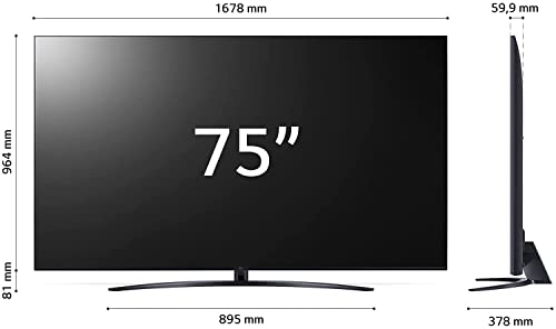 LG NanoCell 75NANO766QA Smart TV 4K 75  Serie NANO76 2022, Processo...