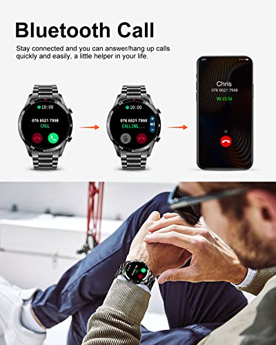 LIGE Smartwatch Chiamate, 1,32” Orologio Fitness Uomo con Sonno C...