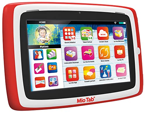 Liscianigiochi-Mio Tab 7   Smart Advanced, Bambini 6-12 Anni, Memoria 16 GB, Autonomi, capacità sensoriali, Coordinazione Occhio-Mano, Multicolore, 97029