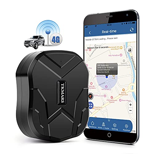 Localizzatore GPS per Auto,4G GPS Tracker Senza Abbonamento 10000mAh Magnetico Impermeabile,APP Gratuita Localizzazione in Tempo Reale 150 Giorni in Standby Localizzatore GPS per Moto Camion TK905B 4G