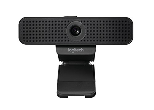 Logitech C925-E Business Webcam, Videochiamata HD 1080p 30fps, Correzione Luce, Autofocus, ‎Audio Chiaro, Privacy Shade, Funziona Con Skype Business, WebEx, Lync, Cisco, ‎PC Mac Laptop Macbook, Nero