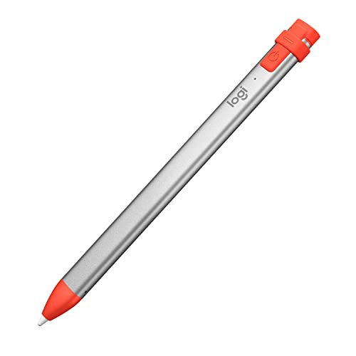 Logitech Crayon Digital Pencil for Education, matita digitale per tutti gli iPad (versioni 2018 e successive) con tecnologia Apple Pencil, design anti-rotolamento e punta intelligente dinamica