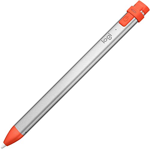 Logitech Crayon Matita Digitale, Bluetooth, Compatibile con Apple iPad di 6a Gen, iPad Air di 3a Gen, iPad Mini di 5a Gen, Utilizza la Tecnologia Apple Pencil e la Tecnologia Palm Rejection