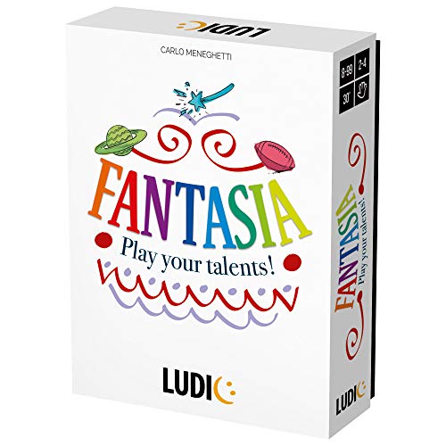 Ludic - Fantasia - Gioco di Società per Tutta la Famiglia, multicolore