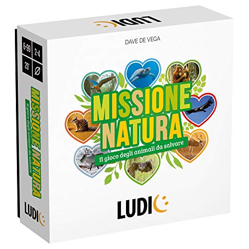 Ludic - Missione Natura - Gioco di Società per Tutta la Famiglia, multicolore
