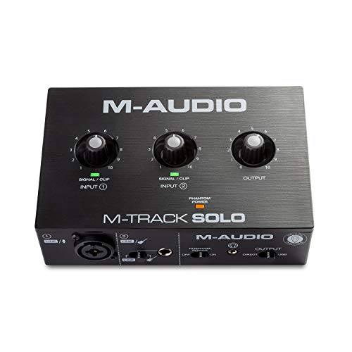 M-Audio M-Track Solo – Interfaccia audio Scheda Audio Esterna USB...