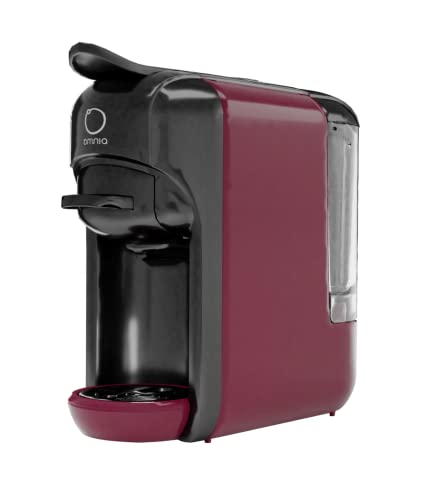Macchina da caffè Universale Multi Capsula OMNIA con 2 sistemi inclusi, Nespresso e Nescafe Dolce Gusto, con Stand-By automatico e Pompa a 19 bar (Cosmic Red) - L Emporio del Caffè