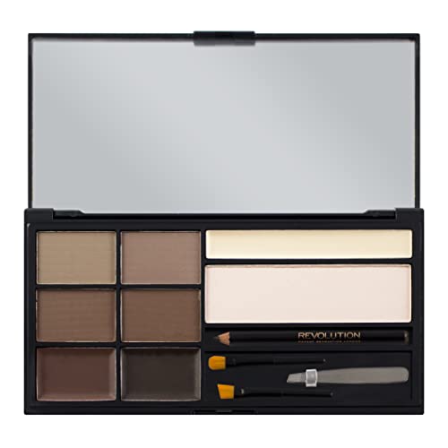 Makeup Revolution, Ultra Brow Palette, Medium-Dark, 170 g