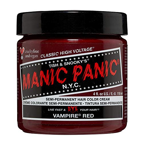 Manic Panic - Vampire Red Classic Creme Vegan Cruelty Free Red Semi...