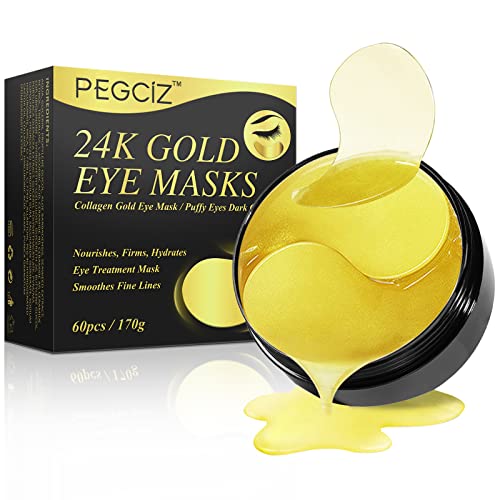 Maschera per Gli Occhi 60PCS Patch Occhiaie Collagene Idratante Occ...