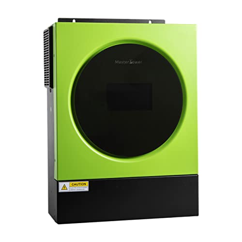 Master U-Power Inverter solare ibrido Power UM 5600 W 48 V V4, MPPT 120 Ah 6000 W su pannelli con WiFi integrato, verde, UM5V4