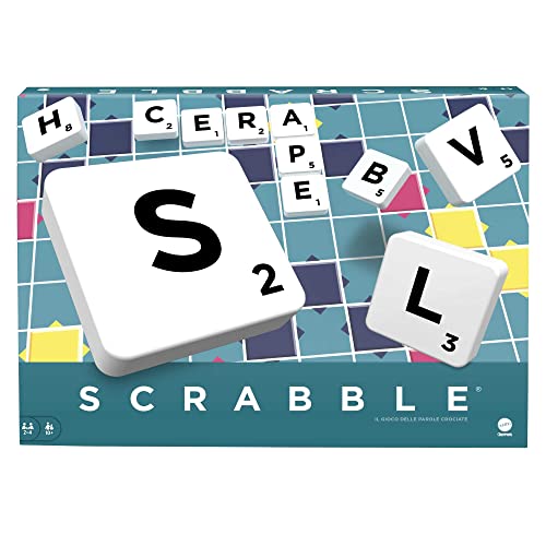 Mattel Games- Scrabble il Gioco da Tavola delle Parole Crociate, Divertimento per Tutta la Famiglia, per Bambini da 7+ Anni, Y9596