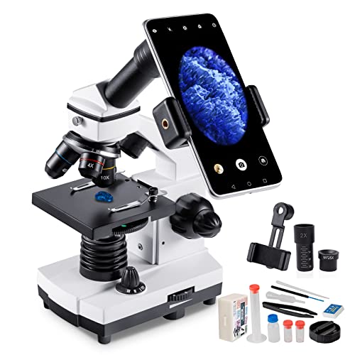 MAXLAPTER Microscopio Monoculare per Bambini Studenti,Ingrandimenti...
