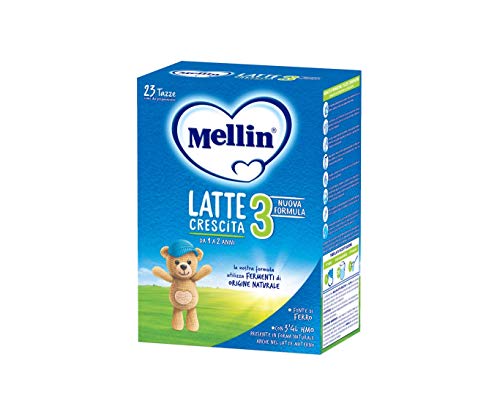 Mellin 3 Latte in Polvere di Crescita - 4 Confezioni di 800gr [Tota...