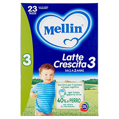 Mellin Latte Crescita 3 da 1 a 2 Anni, 800g