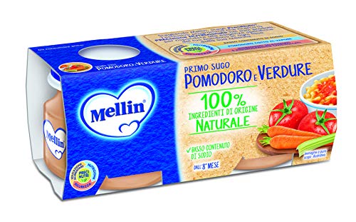 Mellin Primi Sughi Pomodoro e Verdure – 24 Vasetti da 80 gr...