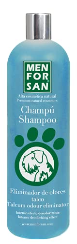Menforsan Odour Eliminating Shampoo per Cani, 1L, Elimina i Cattivi Odori dal Pelo