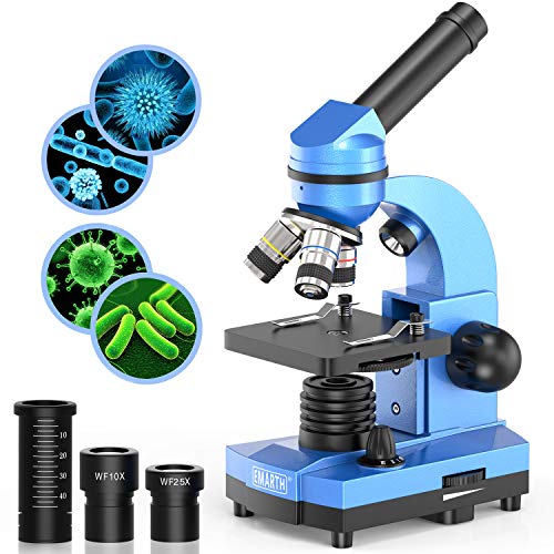Microscopio science per bambini, principianti e studenti, 40 x 1000 microscopi composti con 52 kit educativi