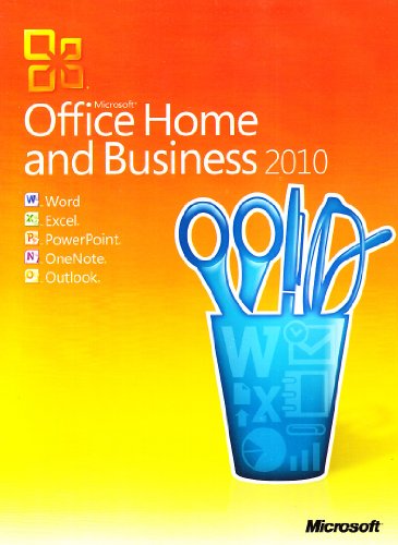 Microsoft Office 2010 Home & Business Product Key Card...