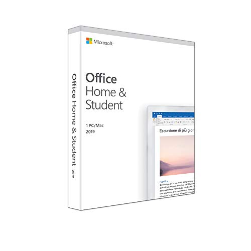 Microsoft Office Home and Student 2019| copia unica per 1 PC (Windows 10) o Mac | Box