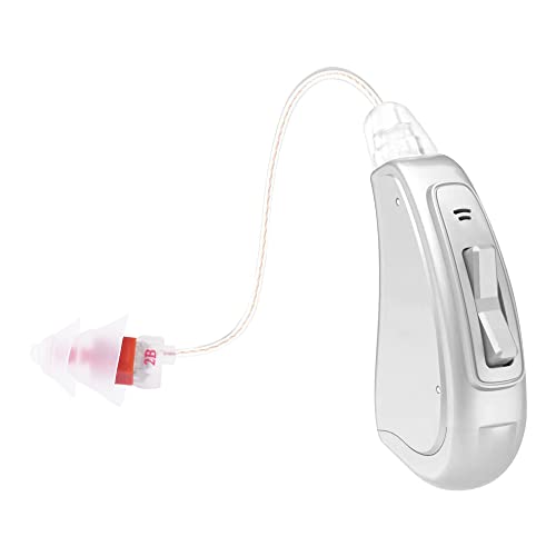 Mini amplificatore audio per adulti, ricevitore nel canale (RIC), supporto acustico per TV e conversazione (Per l orecchio destro)