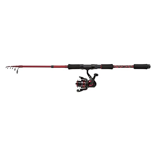 Mitchell Tanager2 Red Spinning, Combo per Pesca Unisex Adulto, Rosso, 2,40 m
