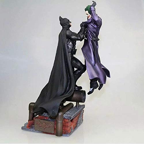 Modello di Statua Animebatman Arkham Batman Vs Joker PVC Action Figure Statua Modello da Collezione Anime Supereroe Giocattoli per Bambini Bambola 30Cm