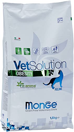 Monge Veterinary Solution Gatto Obesity kg. 1,5 Cibo Gatti, Multicolore, Unica