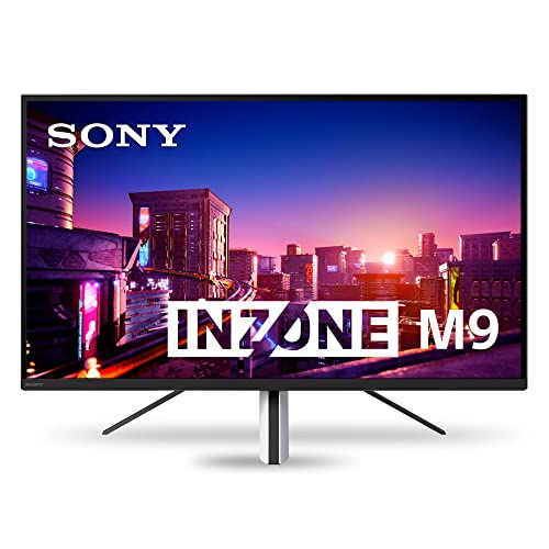 Monitor da gioco Sony INZONE M9 da 27 pollici: 4K 144Hz 1ms full array con attenuazione locale Modello HDMI 2.1 VRR 2022, Nero