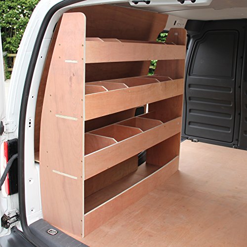 Monster Racking - Scaffale per Van VW Caddy Maxi con 14 Scompartime...