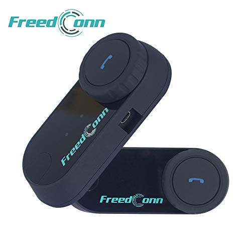 Moto Sistema di comunicazione,FreedConn TCOM-VB Moto Interfono(Hands Free|Radio FM|GPS|MP3|2 pezzi auricolare morbido)