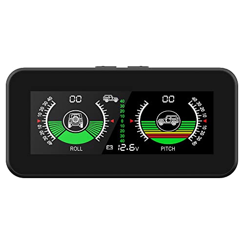 MR CARTOOL M50 GPS Digitale Inclinometro per Auto Universale GPS Tachimetro Misuratore di Pendenza, Contachilometri HUD con Allarme Stanchezza alla Guida per Tutti i Veicoli, SUV Fuoristrada DC5-30V