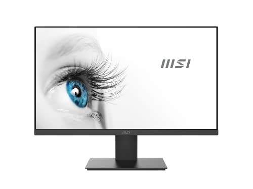 MSI PRO MP241X Monitor 23,8 , FHD (1920x1080), 75Hz, 8ms (GTG), MSI Eye Care (antisfarfallio, Less Blue Light, schermo antiriflesso), Pannello VA, VESA 75x75, 1x HDMI (1.4), 1x VGA