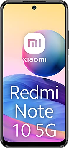 Xiaomi Redmi Note 10 5G - Smartphone 4+64GB, 6,5” 90Hz DotDisplay, MediaTek Dimensity 700 5G, 48MP Triple-Camera, 5000mAh batteria, Graphite Gray (Versione Italia + 2 Anni di Garanzia)