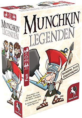 Pegasus Spiele 17238 G – Munchkin Leggende 1 + 2, Gioco di Ca...