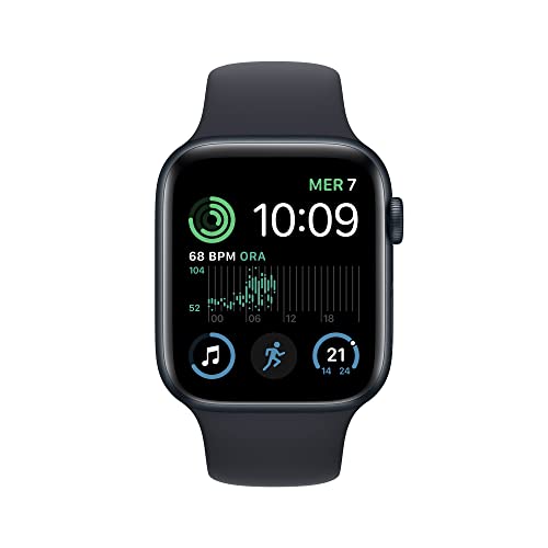 Apple Watch SE (2ª gen.) (GPS, 44mm) Smartwatch con cassa in all...