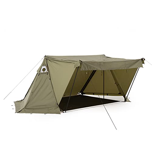 Naturehike Tenda Ares Army 1-2 Persone Tenda da Campeggio, 4 Stagioni Tenda con Camino Tenda calda con Foro per Camino