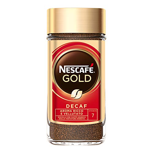 Nescafé Gold Caffè Solubile Decaffeinato Barattolo, 100g