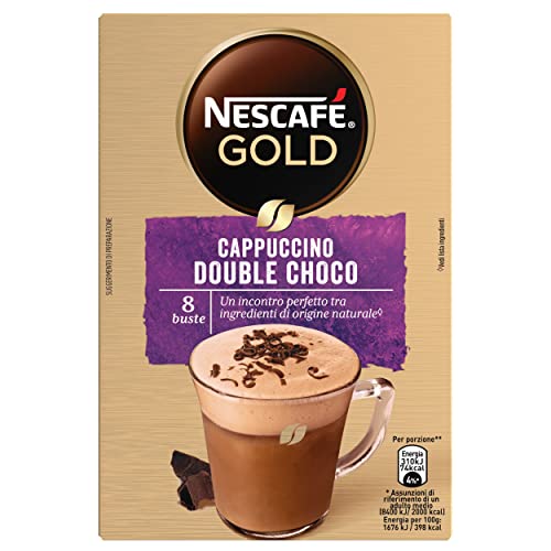 Nescafé Gold Cappuccino Double Choco, 8 Buste
