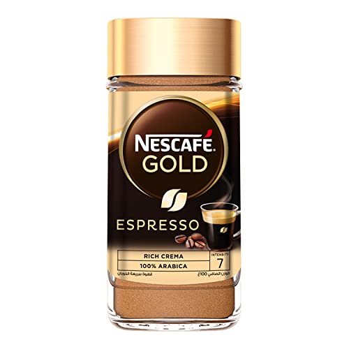 Nescafé Gold Espresso Caffè Solubile, 6 Barattoli da 100 G