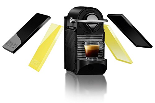 Nespresso Pixie Clips XN3020 macchina per caffè espresso di Krups, colore Black and Lemon Neon