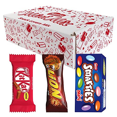 NESTLÉ Mini Mix Snack di Cioccolato al Latte KITKAT LION e SMARTIE...