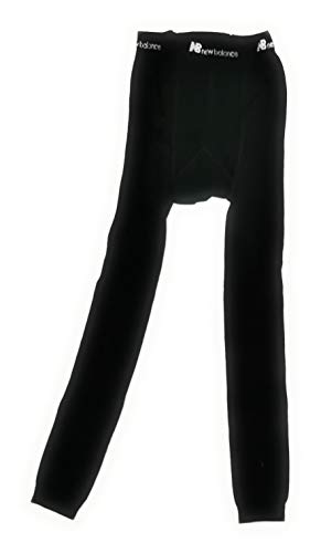 New Balance Calzamaglia Termica Uomo Pantaloni Invernali Uomo in Caldo Cotone Abbigliamento Termico Sci Pantalone Invernale Misure S M L XL Intimo Termico Design Ergonomico Sport (L, Nero)