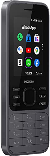 Nokia 6300 4G - Mobile Phone, Charcoal...