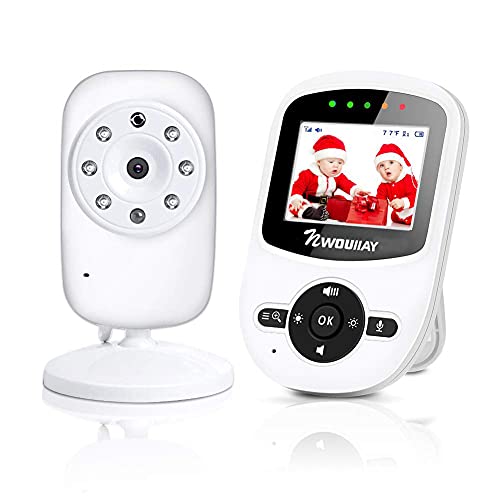 NWOUIIAY Baby Monitor Wireless Baby phone Digital Audio con Fotocam...